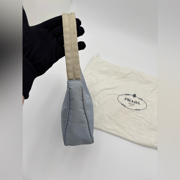 ❤️ Prada Vintage Mini Tessuto Hobo Nylon Bag A124M17#5 - Picture 8 of 15